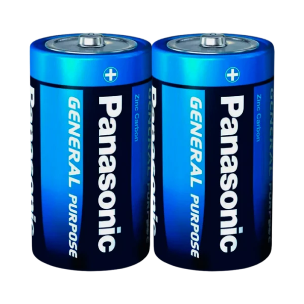 *Батарейка Panasonic GENERAL Purpose R14 C Shrink 2 1.5V (2/24/480) 