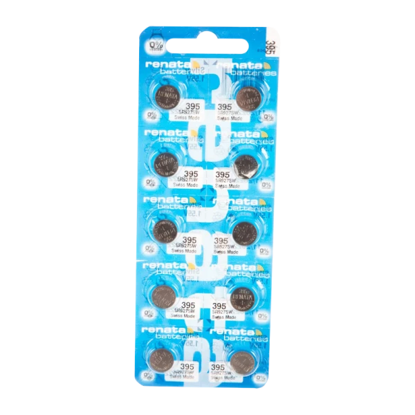 Батарейка Renata 395 (SR927SW) BL10 Silver Oxide 1.55V (10/100)
