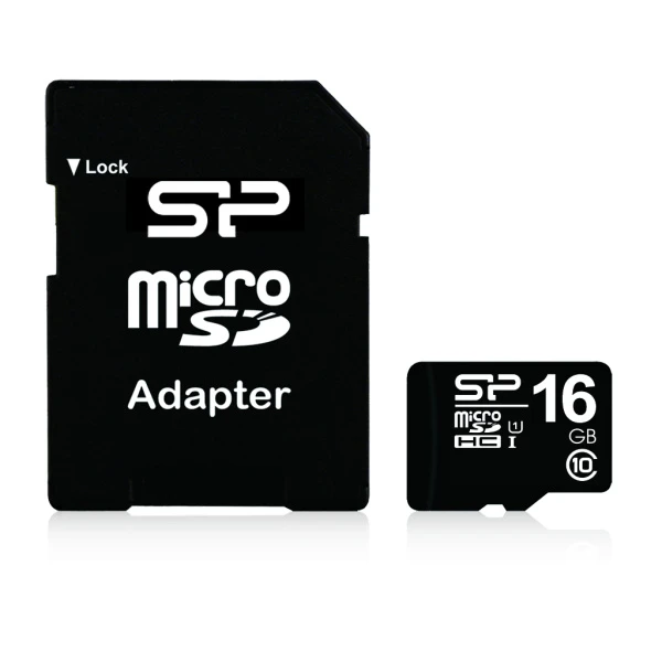 Карта памяти microSD Silicon Power 16GB Class10 UHS-I (U1) 40 МБ/сек с адаптером