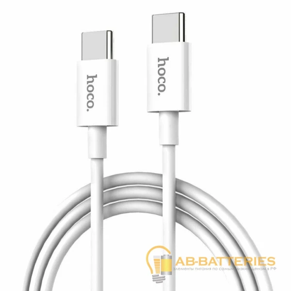 Кабель HOCO X23 USB (m)-Type-C (m) 1.0м 3.0A TPE белый (1/46/276)