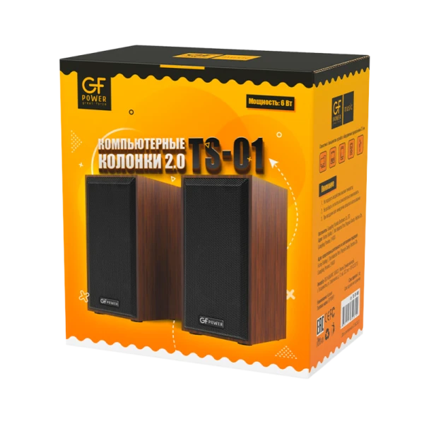 Колонки GFPower TS-01 6W дерево (1/30)