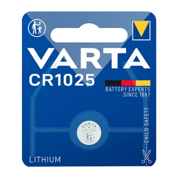 Батарейка Varta ELECTRONICS CR1025 BL1 Lithium 3V (1/10/100)