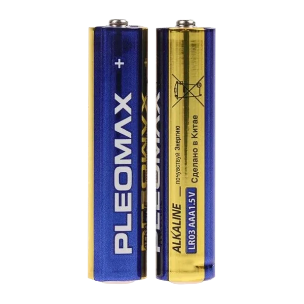 Батарейка Pleomax LR03 AAA BL8+2 Alkaline 1.5V (10/100/600/36000)