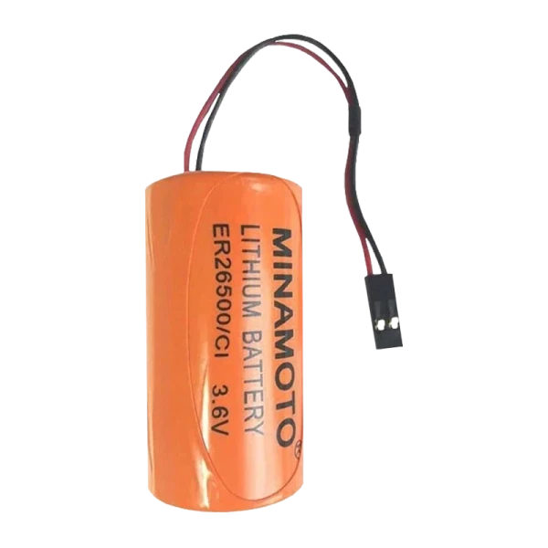 Батарейка Minamoto 26500 Shrink 1 Li-SOCl2 3.7V с выводами (C, connector)
