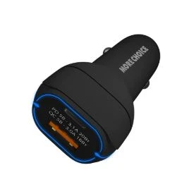 Автомобильное З/У MORE CHOICE AC32 1USB+1Type-C 3.1A 38W PD,QC черный