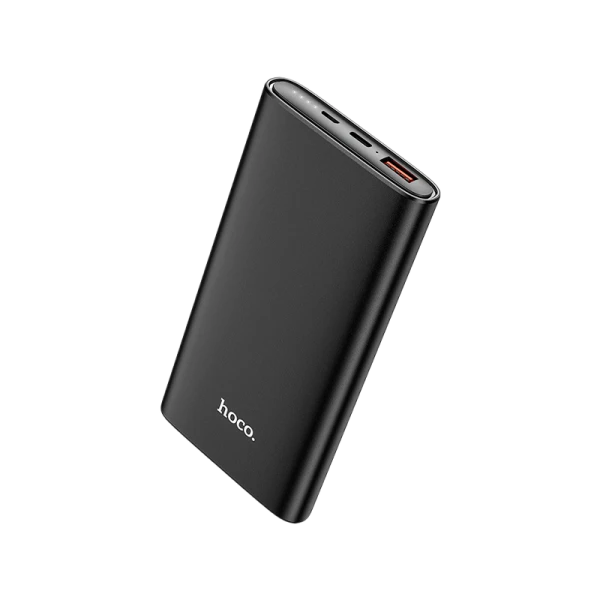 Внешний аккумулятор HOCO J83 10000mAh 3.0A 1USB/Type-C QC3.0 черный (1/24)