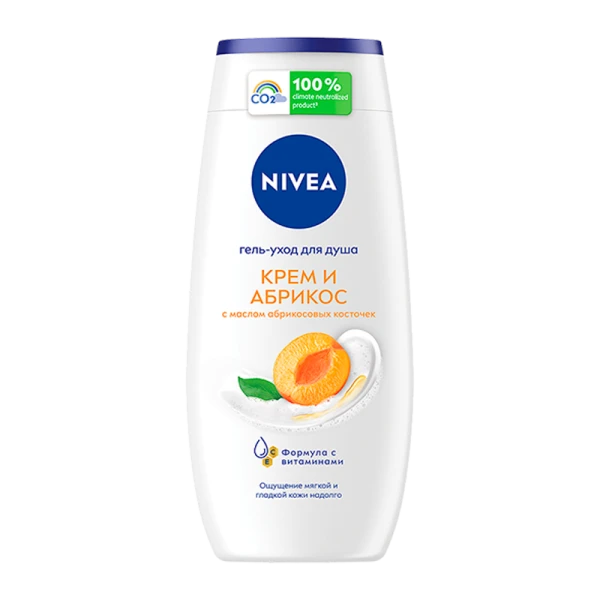 Гель для душа Nivea Крем Абрикос 250мл