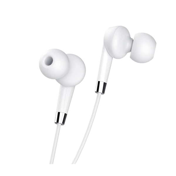 Наушники внутриканальные HOCO M58 с микр. белый (1/21/210)