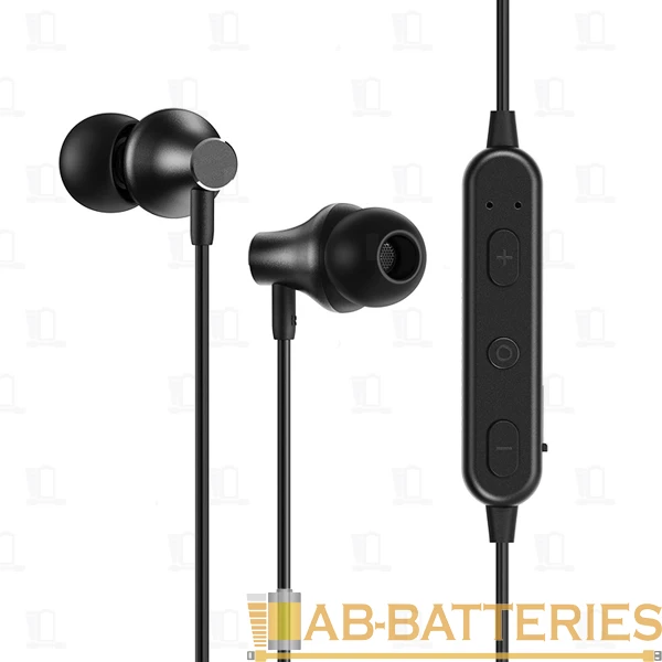 Наушники внутриканальные Borofone BE32 bluetooth 5.0 с микр. черный (1/15/60)