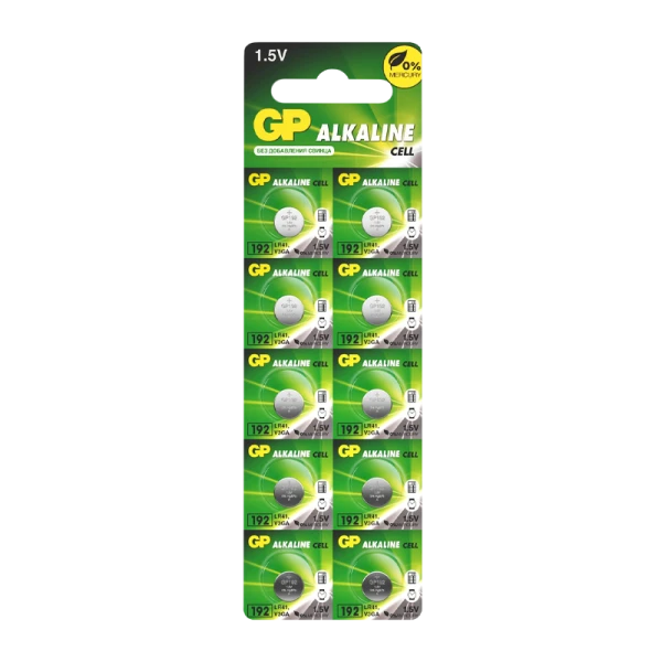Батарейка GP G3/LR736/LR41/392A/192 BL10 Alkaline 1.5V отрывные (10/250/5000)