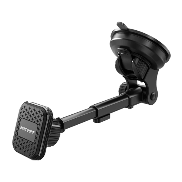 Держатель автомобильный Borofone BH21 присоска магнит черный (1/100)