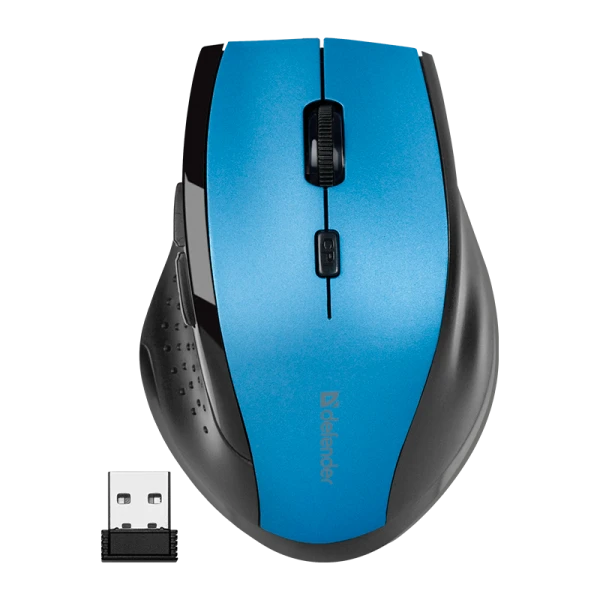 Мышь беспроводная Defender MM-365 Accura классическая USB синий (1/40)