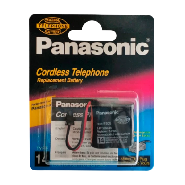 Аккумулятор для радиотелефонов Panasonic HHR-P305 BL1 NI-MH 350mAh (1/6)