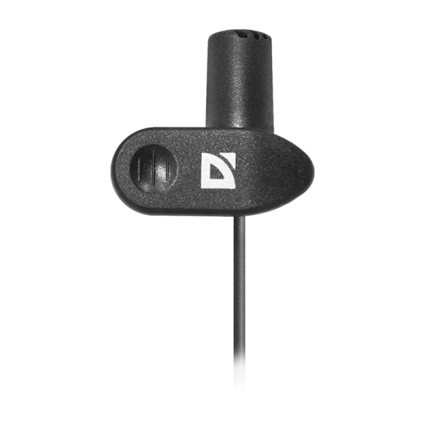 Микрофон Defender MIC-109 конденсаторный 54 дБ 1.8м на прищепке черный (1/50)