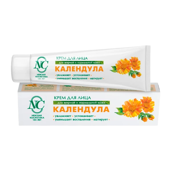 Крем для лица Невская Косметика Календула увлажняющий 40мл (1/36)