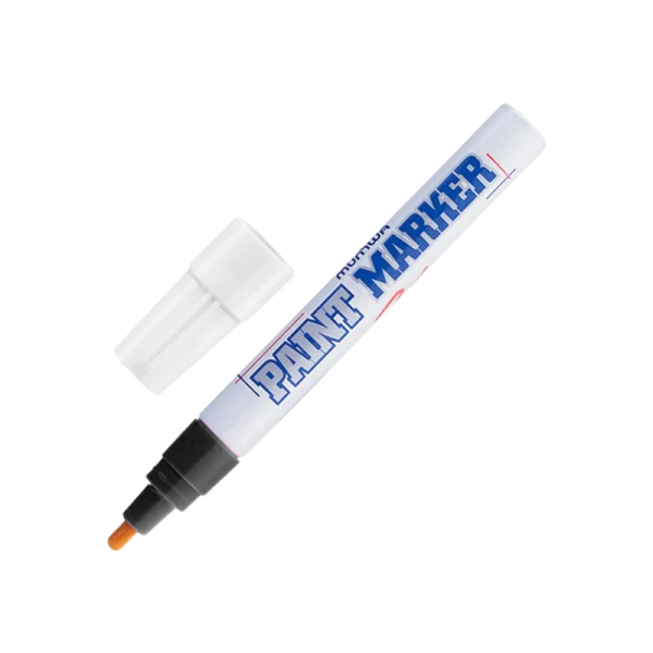 Маркер промышленный MunHwa PAINT MARKER PM-01 4.0мм нитрокраска черный (1/12/576)