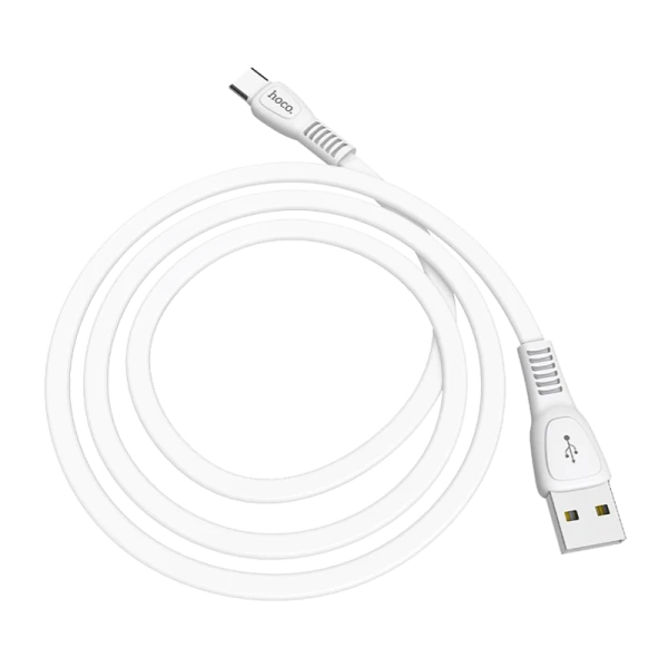 Кабель HOCO X40 USB (m)-Type-C (m) 1.0м 2.4A TPE белый (1/33/330)