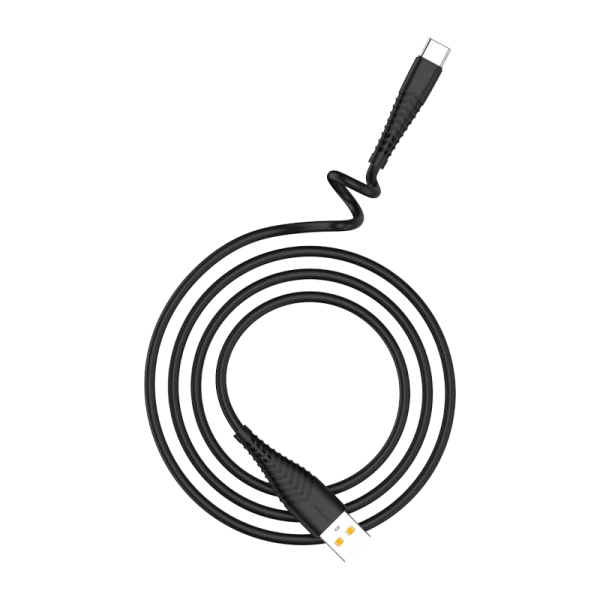 Кабель GFPower 19T USB (m)-Type-C (m) 1.0м 2.4A силикон черный (1/120/480)