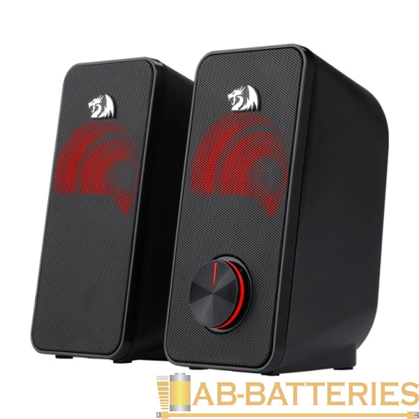 Колонки 2.0 Redragon Stentor 6W Jack 3.5mm черный (1/20)