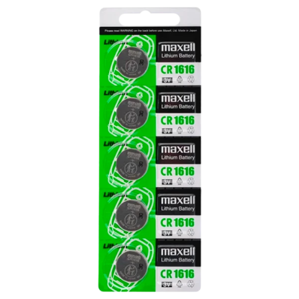 Батарейка Maxell G CR1616 BL5 Lithium 3V (5/100/2000)