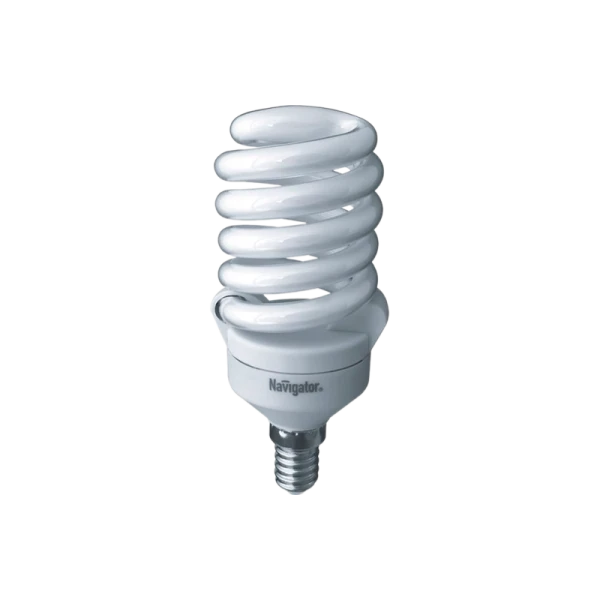 Лампа люминесцентная Navigator SF10 E14 11W 2700К 220-240V спираль (1/12/108)