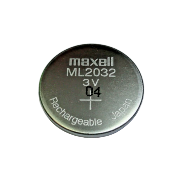 Аккумулятор ML2032 T25 Maxell, 3V, Lithium, MnO2-Li (1/200)
