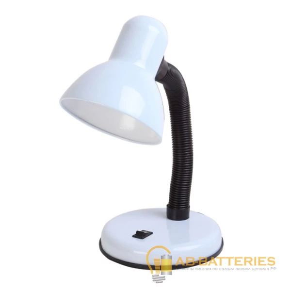 Светильник настольный ЭРА N-120 40W 220V E27 на основании белый