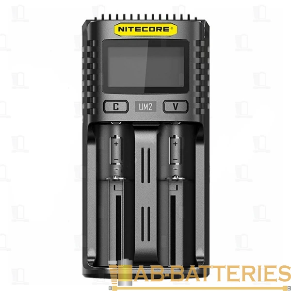 З/У для аккумуляторов Nitecore UM2 Ni-MH/Ni-Cd/Li-ion/IMR/LiFePO4 2 слота