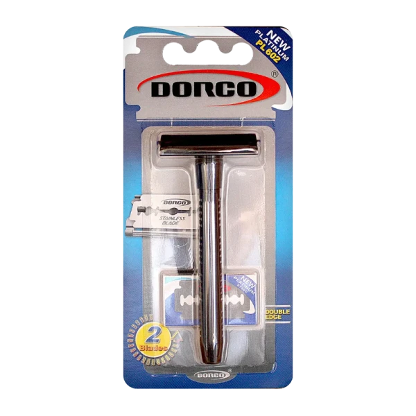 Бритва DORCO PL602 металлическая ручка безопасная 1шт. (1/12)