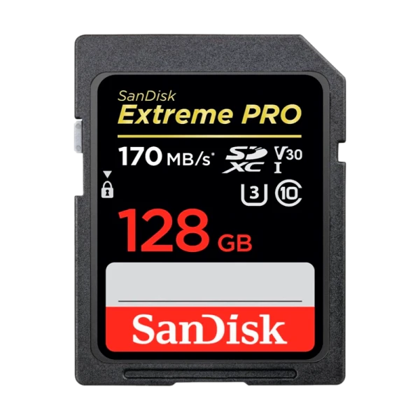 Карта памяти SD SanDisk Extreme Pro 128GB Class10 UHS-I (U3) 95 МБ/сек V30