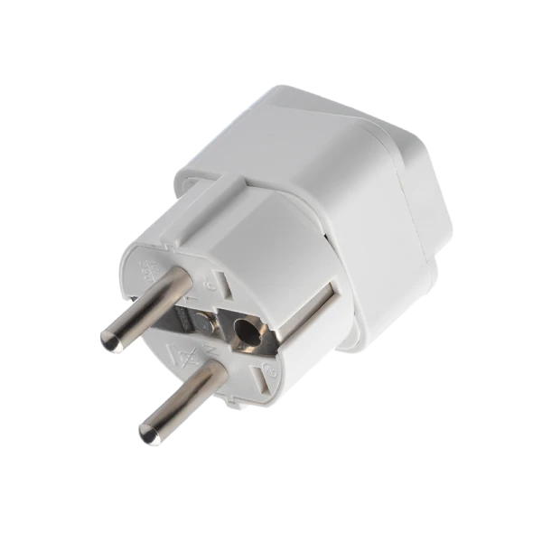 Сетевой переходник GoPower универсальный 1р.С/З белый (1/10/800)