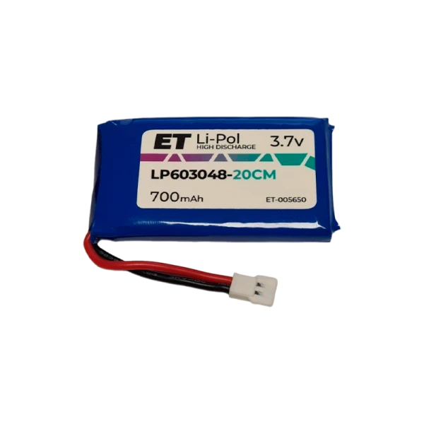 Аккумулятор ET LP603048-20CM Li-Pol, 3.7В, 700мАч