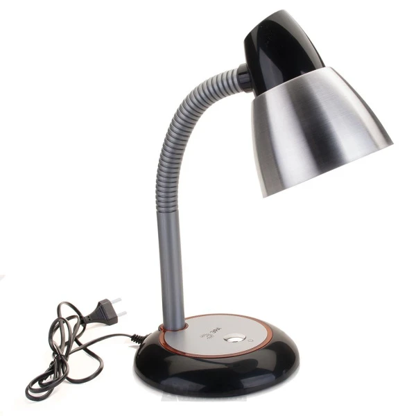 Светильник настольный ЭРА N-115 40W 220V E27 на основании черный (1/12)