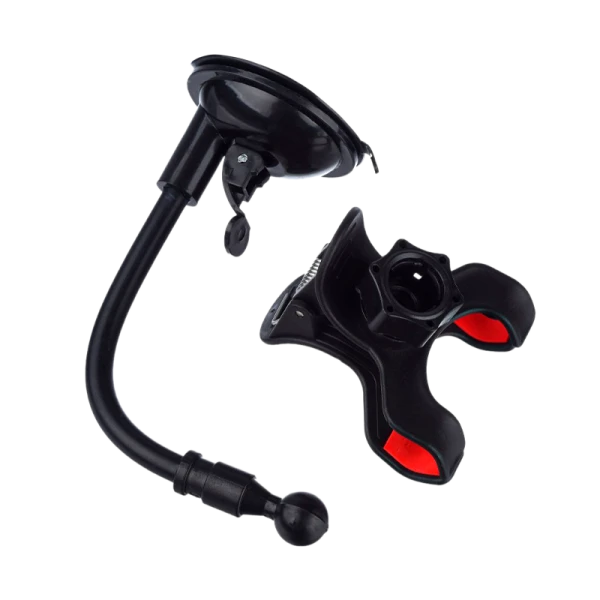 Держатель автомобильный GoPower GPA04 присоска черный (1/100)