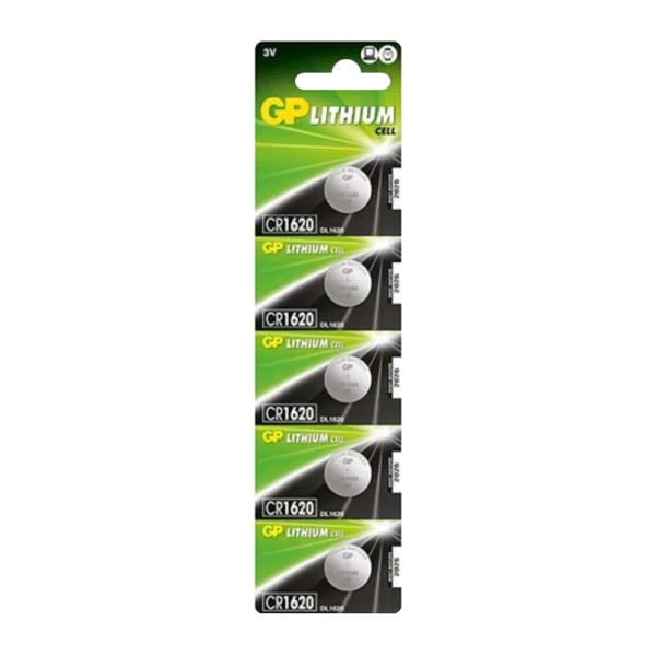 Батарейка GP CR1620 BL5 Lithium 3V (5/100/2000)