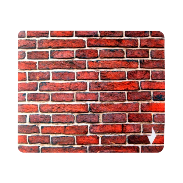 Коврик для мыши Gembird MP-BRICKS Кирпичи 220x180x1мм коричневый (1/400)