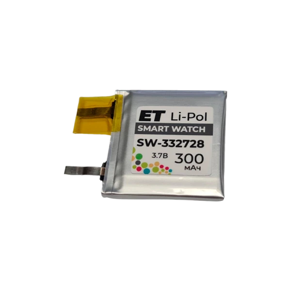 Аккумулятор ET SW-332728 3.8В, 300мАч,&nbsp;&nbsp;для Smart Watch