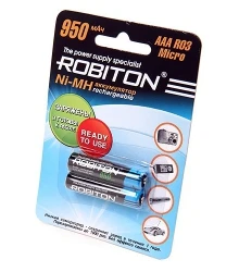 Аккумулятор ROBITON RTU950MHAAA-2 BL2 (2/50/200)