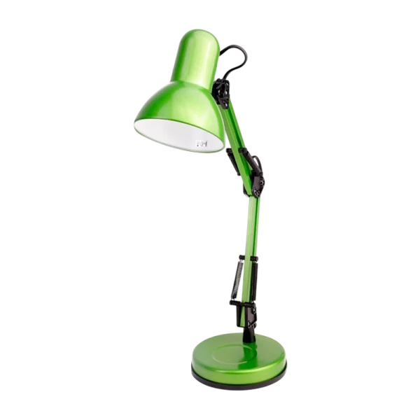 Светильник настольный Camelion KD-313 60W 230V E27 на основании зеленый (1/6)