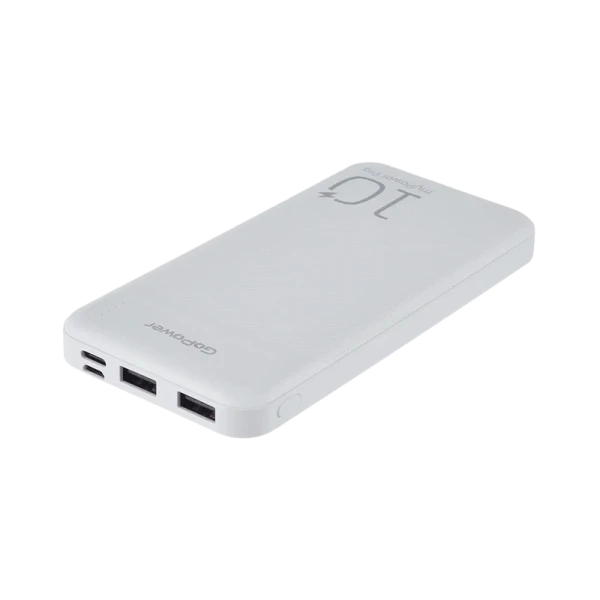 Внешний аккумулятор GoPower PB2U myPower Pro 10000mAh белый