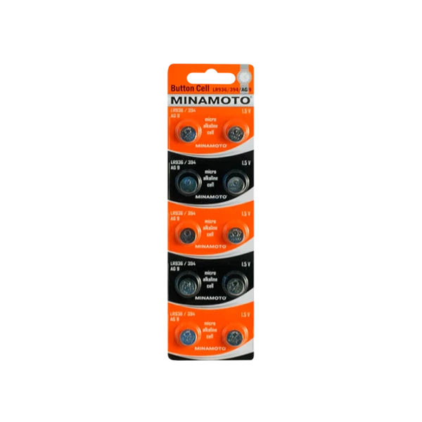 Батарейка Minamoto G9/LR936/LR45/394A/194 BL10 Alkaline 1.5V (10/200/10000)