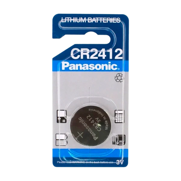Батарейка Panasonic CR2412 BL1 Lithium 3V (1/12)
