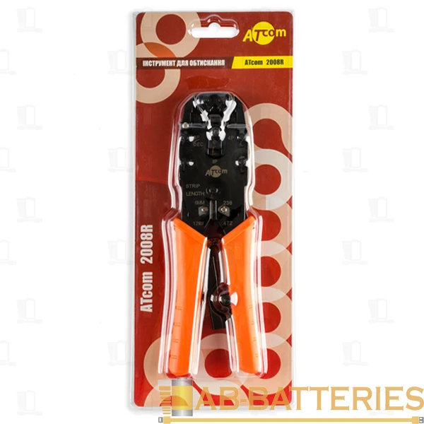 Клещи обжимные ATcom 2008R (RJ45, RJ11) (1/50)
