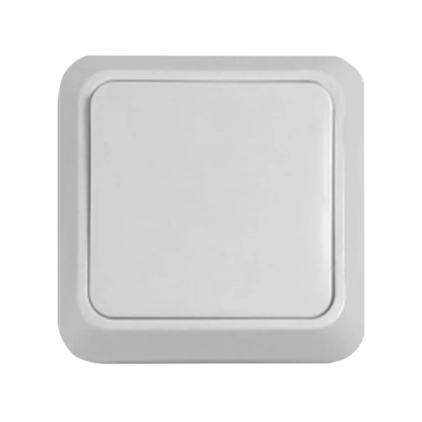 Выключатель Прогресс Fit 1-клав.10A ABS + Керамика белый (1/10/100)