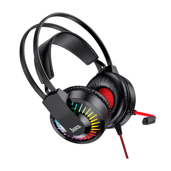 Наушники полноразмерные HOCO W105 с микр. игровые красный (1/30)