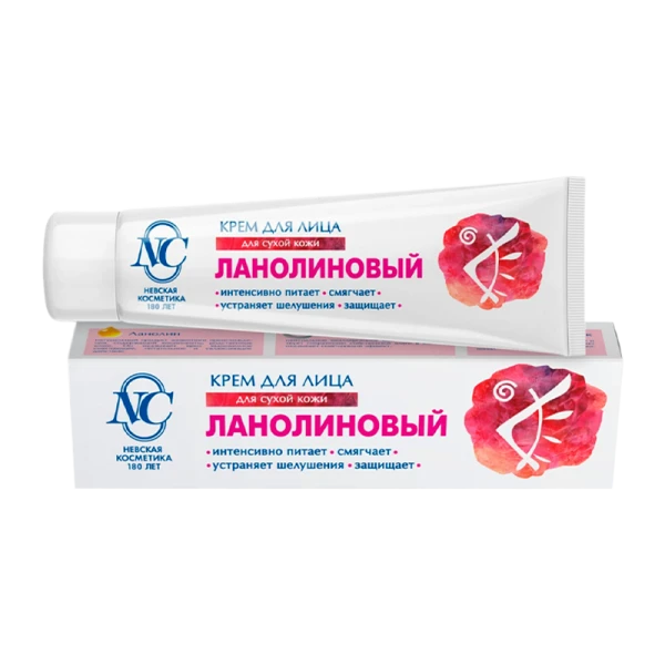 Крем для лица Невская Косметика Ланолиновый для сухой кожи 40мл (1/36)