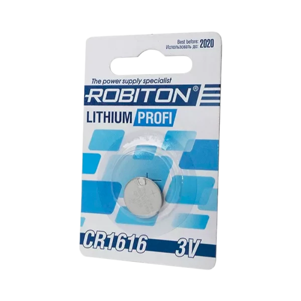 Батарейка ROBITON PROFI R-CR1616-BL1, CR1616 BL1 (1/40/1800)