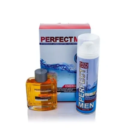 Набор Perfect Men Turbo ENERGY (лосьон п/бритья 100мл+пена 200мл) (1/24)