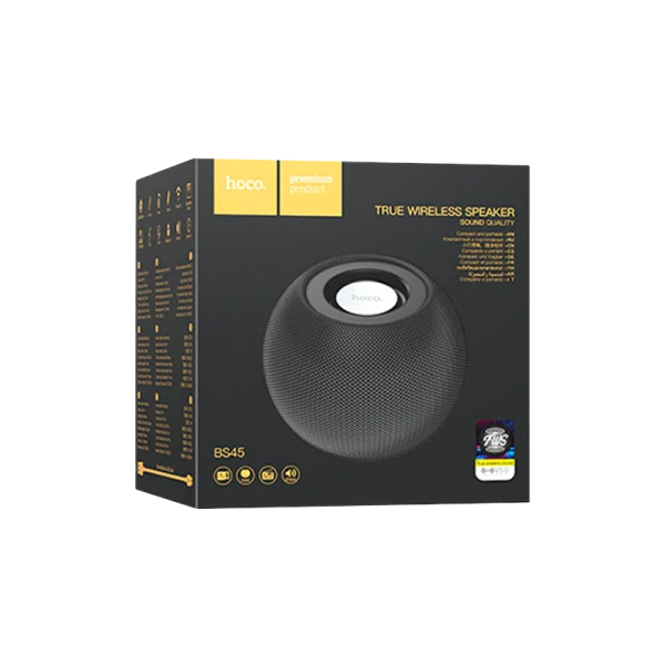 Портативная колонка HOCO BS45 bluetooth 5.0 microSD черный (1/80)