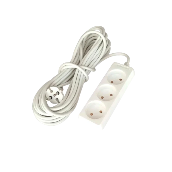 Удлинитель Прогресс Standard 3р.Б/З 10A 7.0м 2x1мм² белый (1/20)